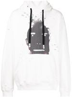 Haculla hoodie Blowing Up Growing Up en coton - Blanc - thumbnail