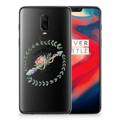 OnePlus 6 Telefoonhoesje met Naam Boho Dreams OnePlus 6 Telefoonhoesje met Naam Boho Dreams