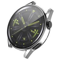 Enkay Huawei Watch GT 3 hoesje met gehard glas - 9H - 46 mm - zilver - thumbnail