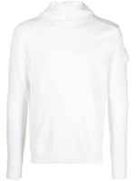 C.P. Company hoodie léger en laine vierge - Blanc