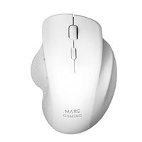 Mars Gaming MMWERGOW, draadloze ergonomische muis voor PS4/PS5/XBOX/PC/Mac, wit