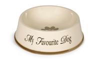 Designed By Lotte - Hondenvoerbak - Creme Grijs - 22X8,5 Cm