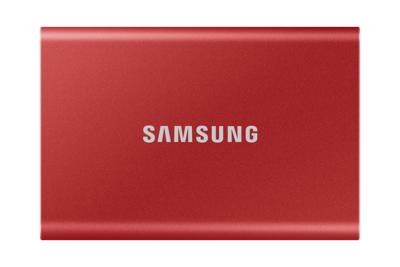 Samsung T7 externe SSD 500 GB (rood) Samsung T7 externe SSD 500 GB (rood)