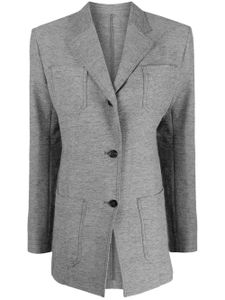 TOTEME blazer à simple boutonnage - Gris