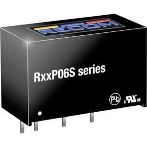 RECOM R12P06S DC/DC-converter, print 167 mA 1 W Aantal uitgangen: 1 x Inhoud 1 stuk(s)