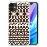 Apple iPhone 11 Doorzichtige Silicone Hoesje Aztec Brown