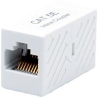 Roline RJ45-koppeling RJ45 Adapter CAT 5e Wit - thumbnail