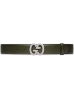 Gucci GG buckle leather belt - Vert