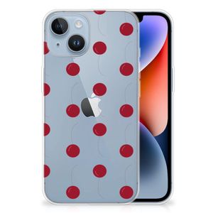 Apple iPhone 14 Siliconen Case Cherries