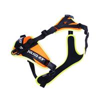 Mantrailing Harness, Size: L-XL, UV Orange with Neon Edge