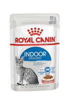 Royal Canin Indoor Sterilised in Gravy (saus) natvoer kattenvoer zakjes 12x85g