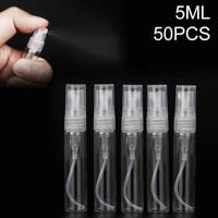 50 STUKS Parfumfles Spray Fles Parfum Fles Lege Fles Capaciteit: 5ML (Transparant)