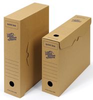 Loeff&apos;s achiefdoos Quick box 335x240x80 mm Pak van 50 stuks - thumbnail