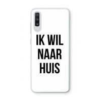 Ik wil naar huis: Samsung Galaxy A70 Transparant Hoesje