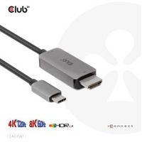 CLUB3D USB Gen2 Type-C to HDMI 4K120Hz 8K60Hz HDR10 with DSC1.2 Active Cable M/M 3m - thumbnail