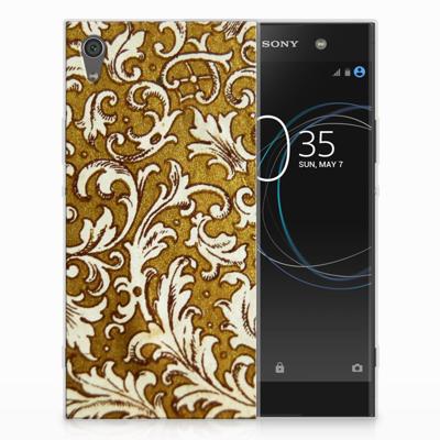 Siliconen Hoesje Sony Xperia XA1 Ultra Barok Goud