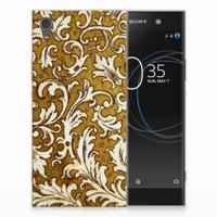 Siliconen Hoesje Sony Xperia XA1 Ultra Barok Goud