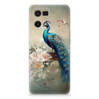 TPU Hoesje voor OPPO Reno7 4G Vintage Pauwen