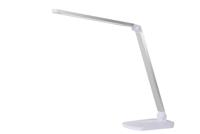 Lucide VARIO LED - Bureaulamp - LED Dim to warm - 1x8W 2700K/6500K - Wit, 13.5 x 60 x 42 cm