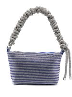 Kara sac porté épaule Crystal Mesh Phone Cord - Bleu