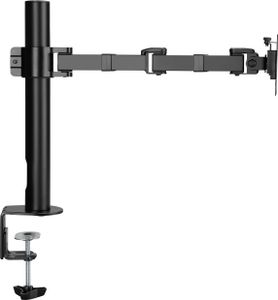 SpeaKa Professional SP-MM-210 Monitorbeugel 1-voudig 43,2 cm (17) - 81,3 cm (32) Zwart In hoogte verstelbaar, Kantelbaar en zwenkbaar, Draaibaar