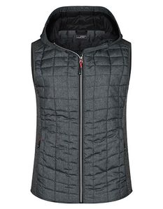 James+Nicholson JN767 Dames Knitted Hybrid Vest