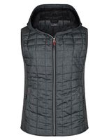 James+Nicholson JN767 Dames Knitted Hybrid Vest - thumbnail