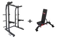 PTessentials HR100 Titan Half Rack + Bench Combodeal - verwacht juli/augustus