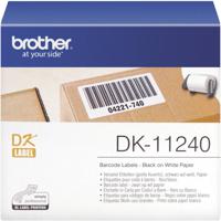 Brother DK-11240 Rol met etiketten 102 x 51 mm Papier Wit 600 stuk(s) Permanent hechtend DK11240 Verzendetiketten - thumbnail