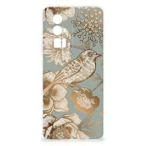 TPU Case voor Xiaomi Poco F5 Pro Vintage Bird Flowers