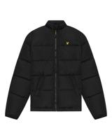 Lyle & Scott Winterjas puffer - Z865 Jet zwart