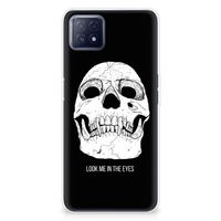 Silicone Back Case OPPO A53 5G | OPPO A73 5G Skull Eyes