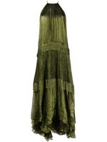 Maria Lucia Hohan robe longue Lilly à dos-nu - Vert