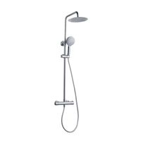 Regendouche Sanilux Chicago Opbouw 25 cm Met Handdouche Chroom Sanilux - thumbnail