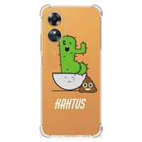 OPPO A17 Stevig Bumper Hoesje Cactus Poo - thumbnail