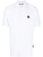 Philipp Plein polo à patch logo - Blanc - thumbnail