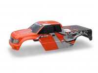 Nitro gt-1 truck painted body (red/silver/m.grey) - thumbnail