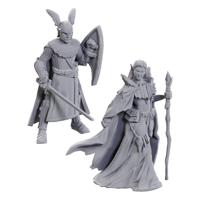 D&D Nolzur's Marvelous Miniatures Unpainted Miniatures 2-Pack 50th Anniversary Elves - thumbnail