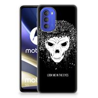 Silicone Back Case Motorola Moto G51 5G Skull Hair - thumbnail