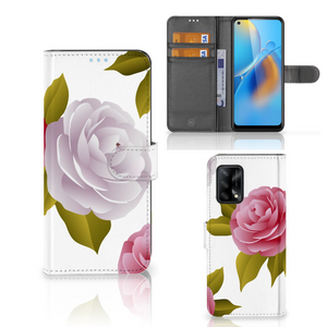 OPPO A74 4G Hoesje Roses