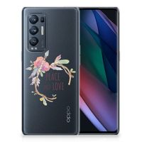 OPPO Find X3 Neo Telefoonhoesje met Naam Boho Text