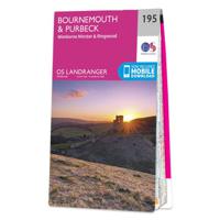 Wandelkaart - Topografische kaart 195 Landranger Bournemouth & Purbeck