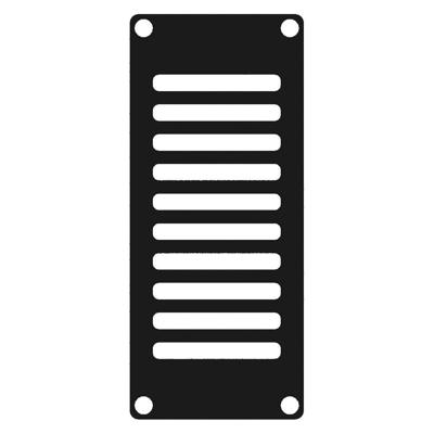 Caymon CASY102/B ventilatieplaatje 1 space