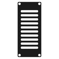 Caymon CASY102/B ventilatieplaatje 1 space