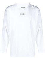 MM6 Maison Margiela t-shirt en coton à patch signature - Blanc - thumbnail