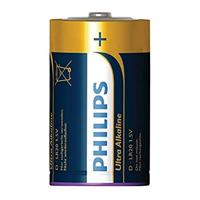 PHILIPS D-Batterijen 2 Stuks - LR20 - Alkaline Batterijen - Houdbaar tot 5 Jaar - 1.5V
