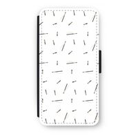 Hipster stripes: iPhone 8 Plus Flip Hoesje - thumbnail