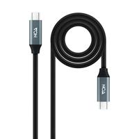 Nanocable 10.01.4301-L150 kabel USB 3.2 Gen2x2, 20 Gbit/s, 5A/100W, 4K/60Hz, USB-C/M-USB-C/M, 1,5 m