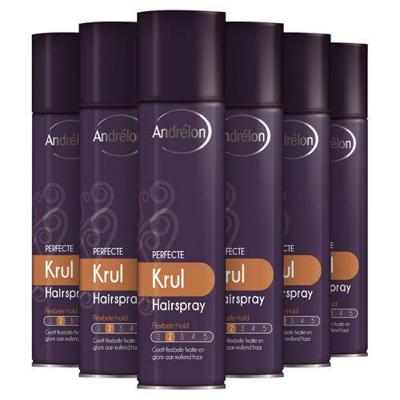 Andrelon Styling Perfecte Krul haarspray - 6 x 250 ml