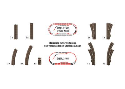 Trix 62900 schaalmodel onderdeel en -accessoire Uitbreidingsset